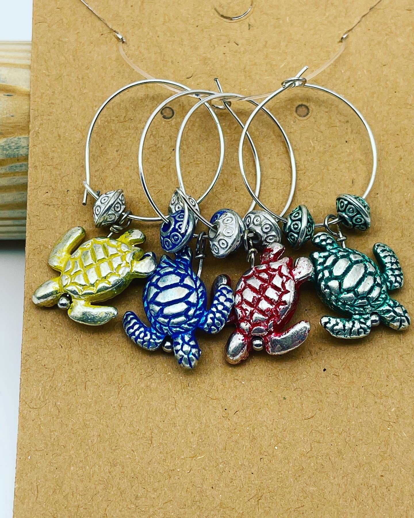 Turtle Wine Charms