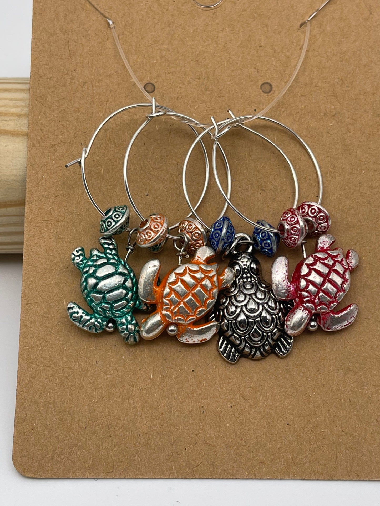 Turtle Wine Charms